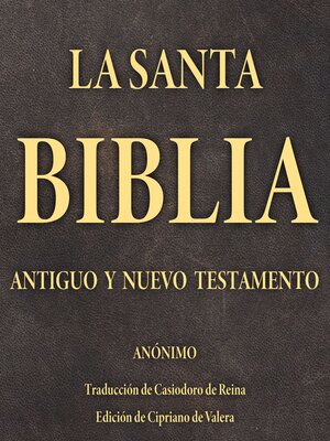 cover image of La Santa Biblia